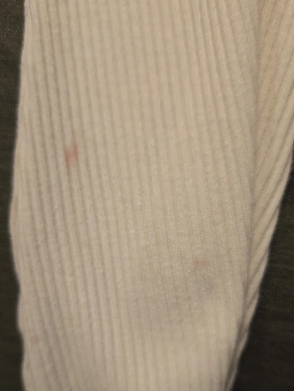 Old Navy Cream Ribbed Flare Leggings